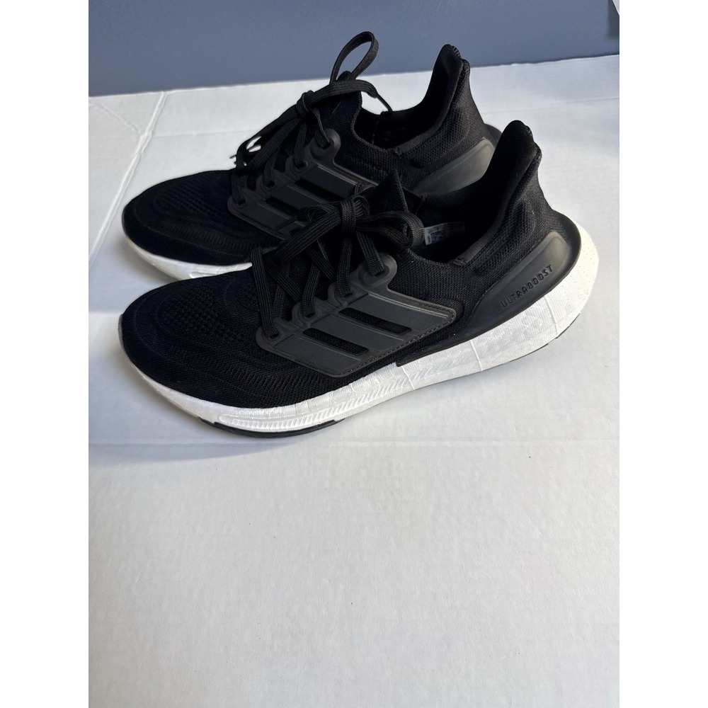 Adidas Ultraboost Light GY9353 Women's Size 8.5 Black White Running Shoes Boost